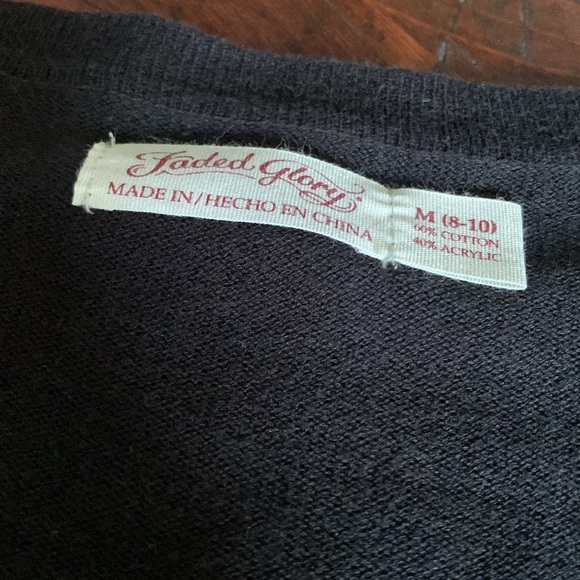 Black Basic Cardigan - Picture 3 of 5